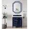 James Martin Vanities Brittany 30in Single Vanity, Victory Blue w/ 3 CM Carrara Marble Top 650-V30-VBL-3CAR - alternate 5